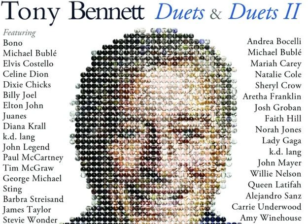 Tony Bennett nagrywał duety z wieloma gwiazdami Tony Bennett nagrywał duety z wieloma gwiazdami
