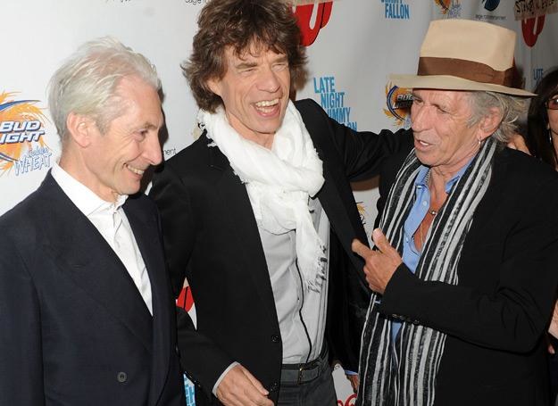 3/4 The Rolling Stones: Charlie Watts, Mick Jagger i Keith Richards - fot. Stephen Lovekin