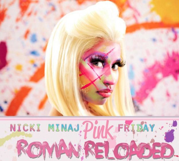 Nicki Minaj na okładce albumu "Pink Friday: Roman Reloaded"