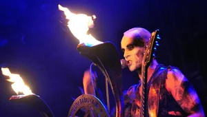 Nergal (Behemoth) w akcji - fot. Paweł Skraba