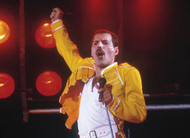 Freddie Mercury w swojej najsłynniejszej pozie