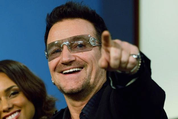 Bono: "Macca, wyprzedziłem cię!" fot. Chip Somodevilla