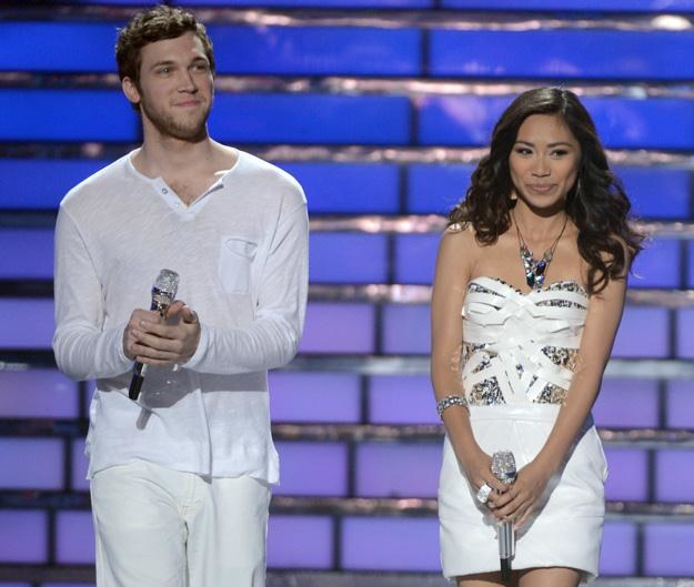 Phillip Phillips i Jessica Sanchez - fot. Mark Davis