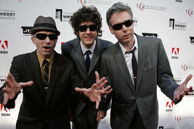 Beastie Boys jeszcze w komplecie: od lewej Ad Rock, Mike D i MCA fot. Bryan Bedder