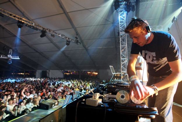 Groove Armada podczas festiwalu Coachella w Kalifornii - fot. Kristian Dowling