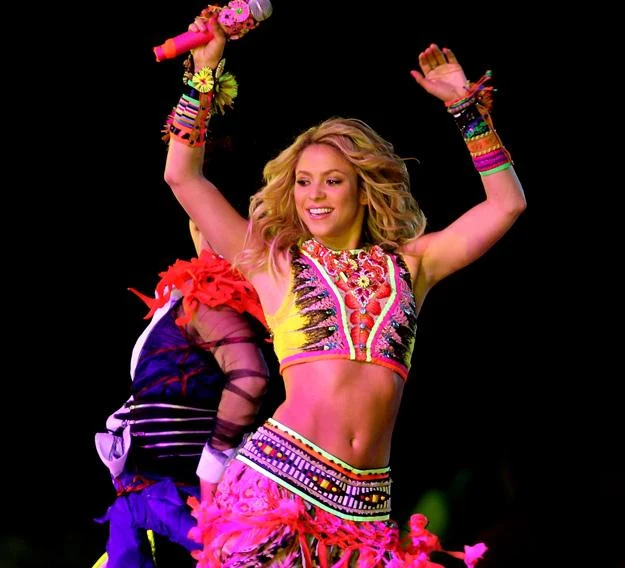 Shakira podczas występu na mundialu w RPA - fot. Clive Rose Shakira podczas występu na mundialu w RPA - fot. Clive Rose