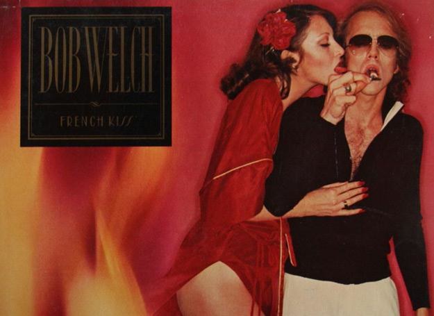 Bob Welch na okładce solowego debiutu "French Kiss"