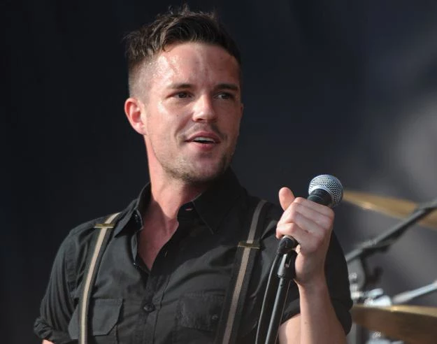 Brandon Flowers, wokalista The Killers - fot. Stuart Wilson