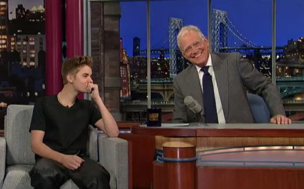 Justin Bieber właśnie palnął gafę u Davida Lettermana Justin Bieber właśnie palnął gafę u Davida Lettermana