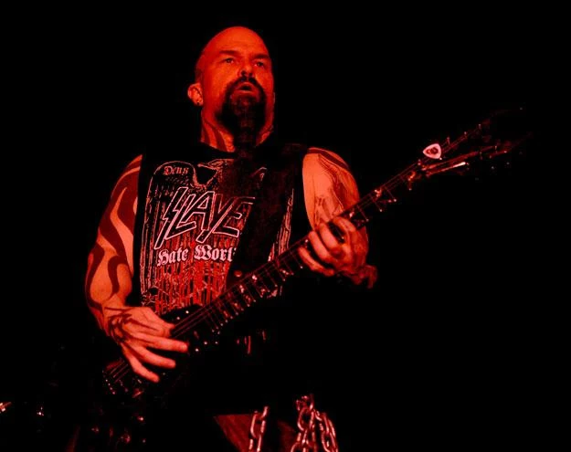 Kerry King (Slayer) i jego diabelska aura fot. Kevin Winter