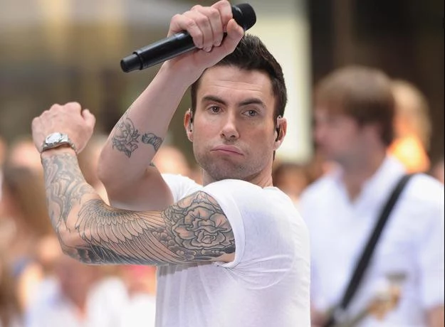 Adam Levine jest jurorem amerykańskiej edycji "The Voice" - fot. Michael Loccisano