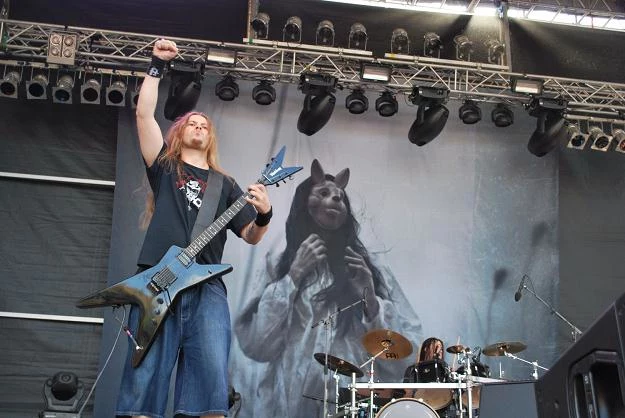 Krimh (z tyłu) rozstał się z Decapitated - fot. Bartosz Donarski Krimh (z tyłu) rozstał się z Decapitated - fot. Bartosz Donarski