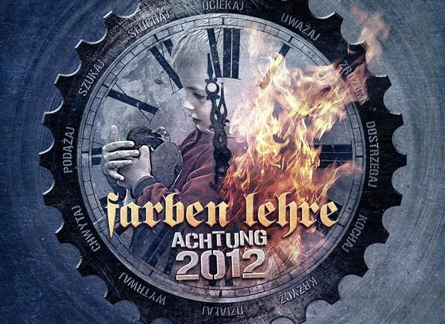 Okładka płyty "Achtung 2012" Farben Lehre Okładka płyty "Achtung 2012" Farben Lehre