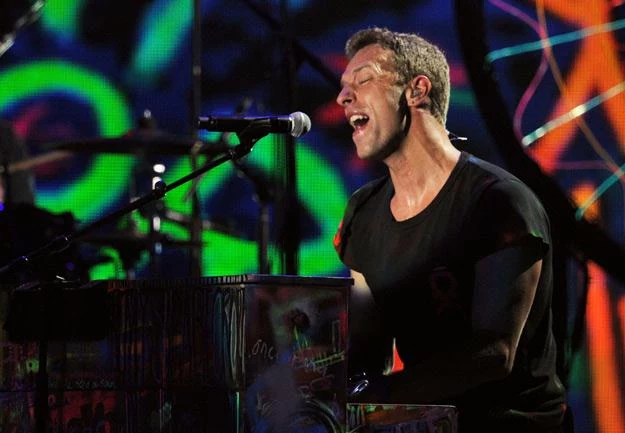 Chris Martin to lider i wokalista Coldplay - fot. Kevin Winter