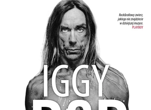 Iggy Pop na okładce książki Iggy Pop na okładce książki