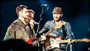 Coldplay podczas występu w Warszawie
