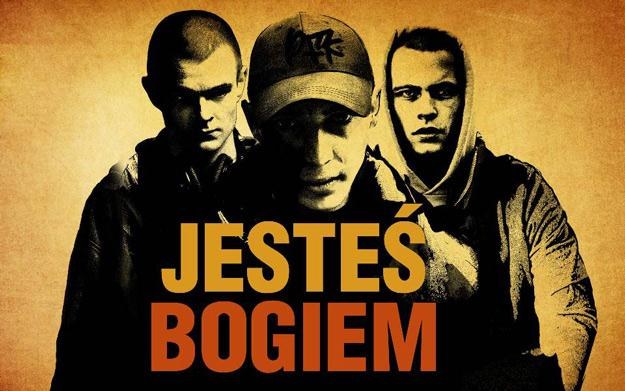 Plakat promujący film "Jesteś Bogiem"