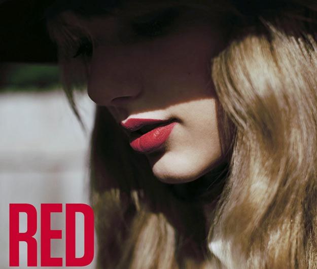 Taylor Swift na okładce albumu "Red"