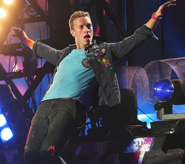 Chris Martin we wrześniu wystąpił z Coldplay na Stadionie Narodowym - fot. Brendon Thorne