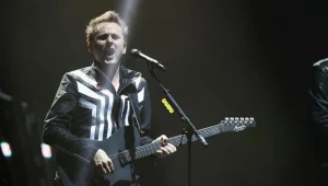 Matt Bellamy - głównodowodzący Muse (fot. Andreas Rentz)
