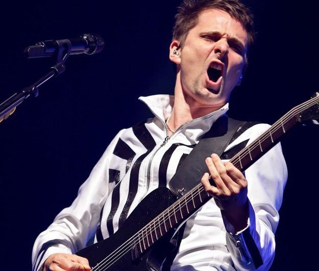 Matt Bellamy, frontman Muse - fot. Danny Payne / Rex Features