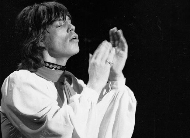 Mick Jagger (The Rolling Stones) w grudniu 1969 roku - fot. C. Maher/Express