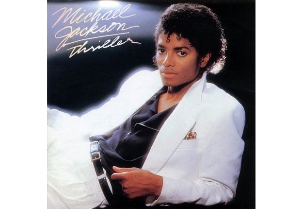 Michael Jackson na okładce albumu "Thriller"