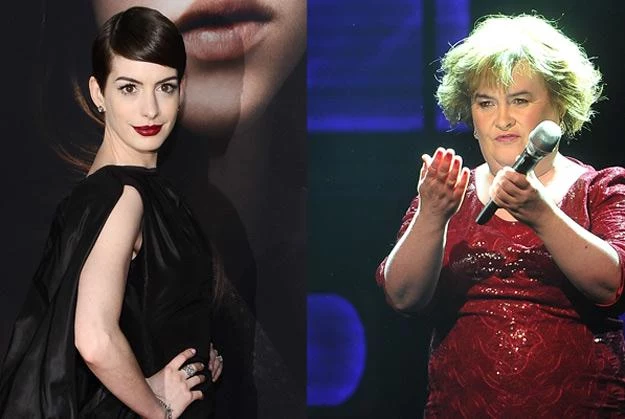 Anne Hathaway zmierzyła się z utworem, który przyniósł sławę Susan Boyle