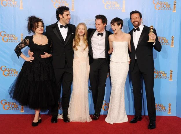 Obsada "Les Miserables" pozyje ze Złotym Globem - fot. Kevin Winter Obsada "Les Miserables" pozyje ze Złotym Globem - fot. Kevin Winter