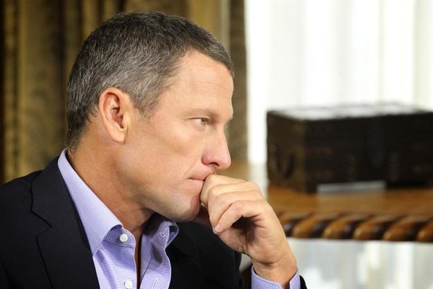 Lance Armstrong podczas wywiadu u Oprah Winfrey