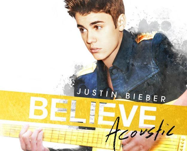 Justin Bieber na okładce albumu "Believe Acoustic"