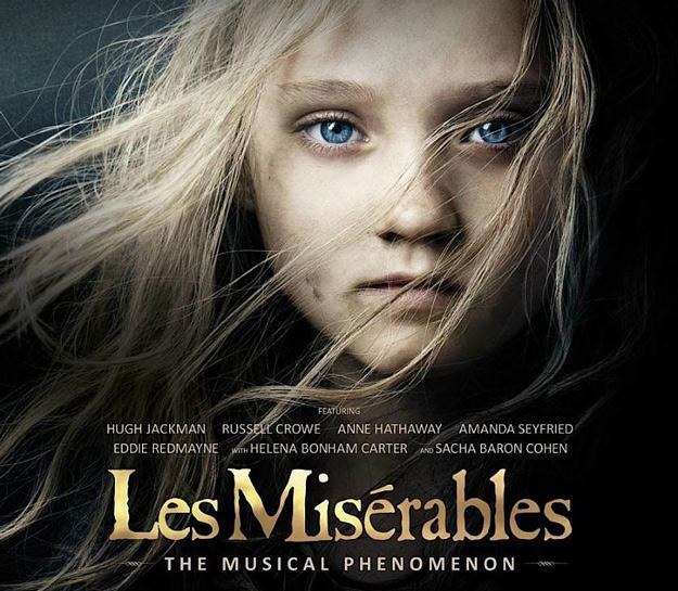 Okładka ścieżki dźwiękowej do "Les Miserables"