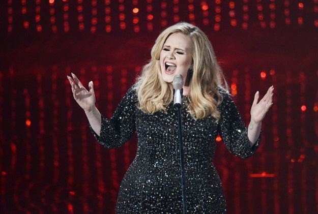 Adele podczas oscarowej gali w Dolby Theatre - fot. Kevin Winter