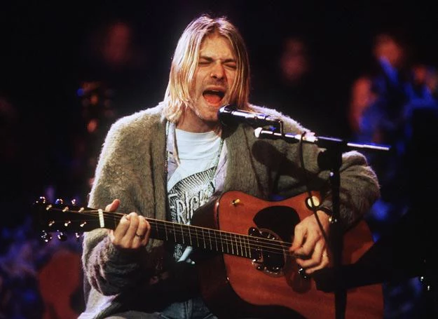 Kurt Cobain (Nirvana) w 1993 roku - fot. Frank Micelotta