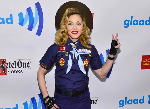 Madonna protestuje przeciwko dyskryminacji harcerzy gejów - fot. Larry Busacca