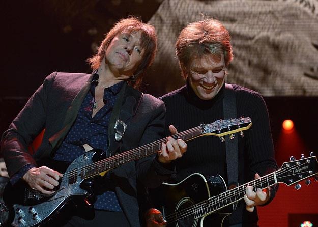 Richie Sambora i Jon Bon Jovi: We wtorek nie było mu tak do śmiechu fot. Larry Busacca