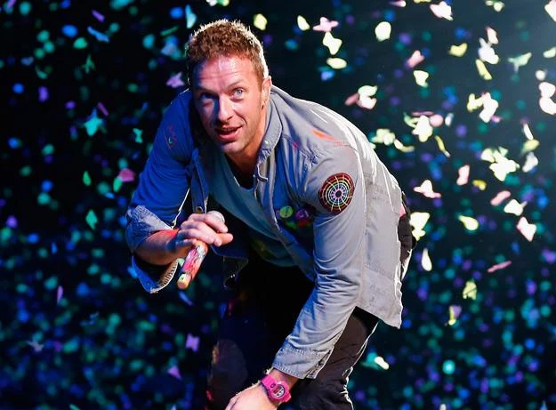 Chris Martin, wokalista Coldplay - fot. Shane Wenzlick