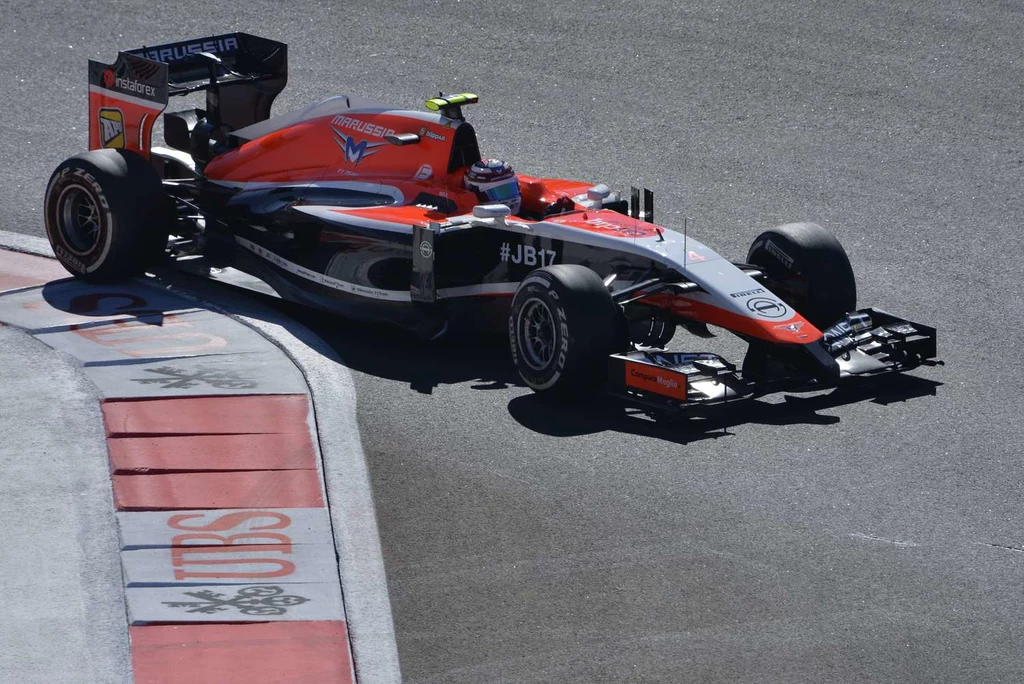 Max Chilton w bolidzie Marussia