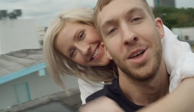 Ellie Goulding i Calvin Harris w teledysku "I Need Your Love"