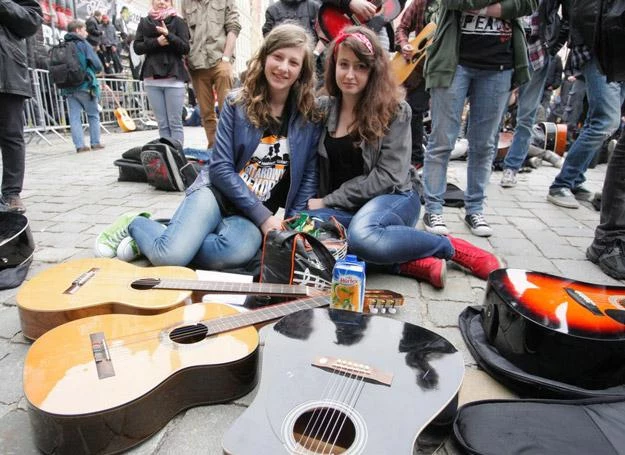 Na Gitarowy Rekord Guinessa przyjechali uczestnicy z całej Polski - fot. Marcin Rutkiewicz