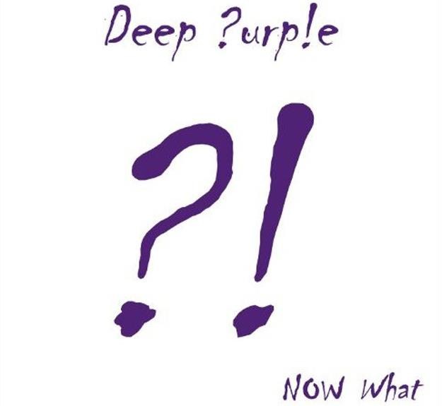 Minimalistyczna okładka albumu "Now What?!" Deep Purple