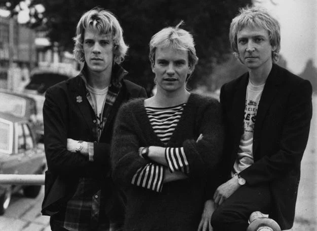 The Police pod koniec lat 70. - Stewart Copeland, Sting i Andy Summers - fot. Evening Standard