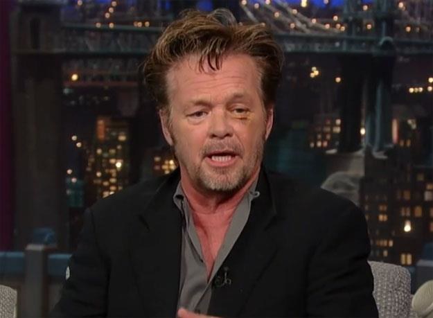 John Mellencamp ze "śliwą" pod okiem