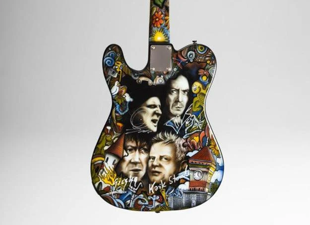 Gitara Fender Telecaster przygotowana na Przystanek Woodstock 2012 Gitara Fender Telecaster przygotowana na Przystanek Woodstock 2012