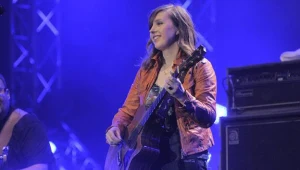 Edyta Bartosiewicz podczas festiwalu Orange Warsaw w 2010 roku