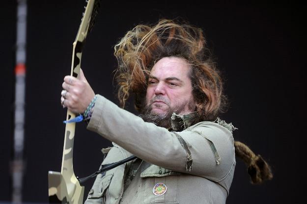 Max Cavalera (Soulfly) podczas festiwalu w Jarocinie