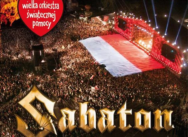 Polska flaga dla Sabaton na Przystanku Woodstock 2012