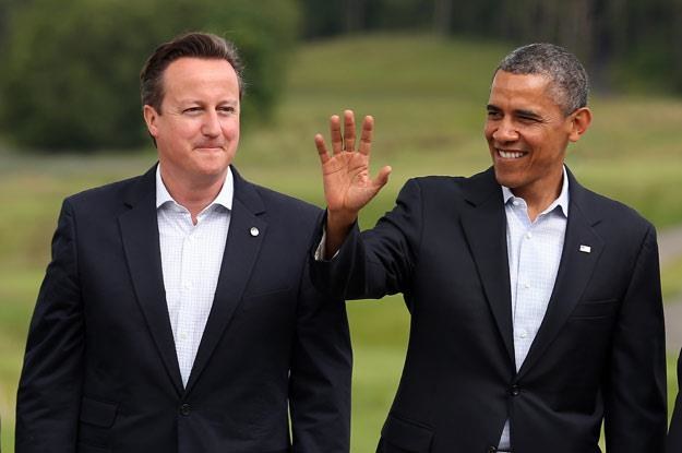 David Cameron i Barack Obama podczas szczytu G8 (fot. Matt Cardy)