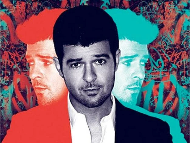 Robin Thicke na okładce albumu "Blurred Lines" Robin Thicke na okładce albumu "Blurred Lines"