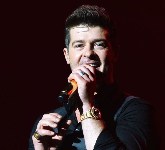 "Blurred Lines" Robina Thicke to największy przebój lata (fot. Mike Coppola)